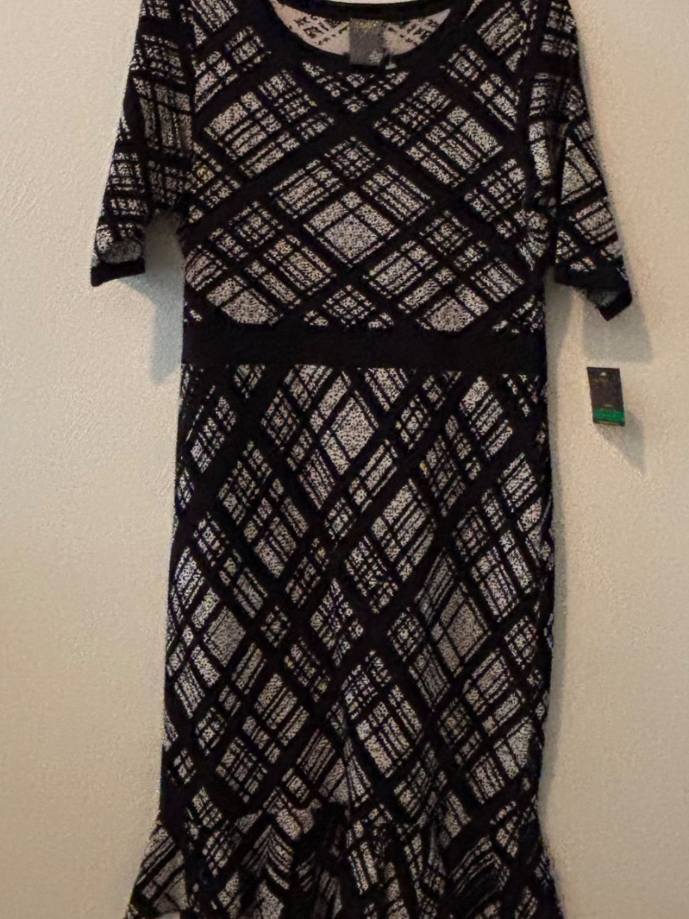 Taylor Sweater Dress with Bottom Ruffle - Size L